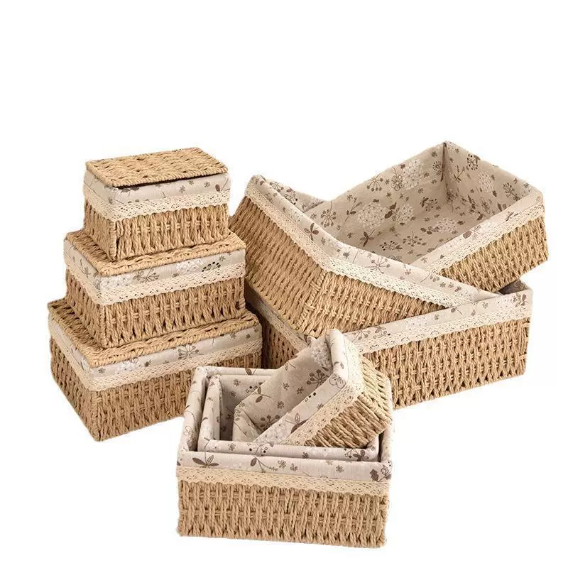 Storage system, straw storage basket, table storage box, direct factory sales