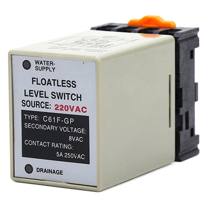 Электрический контроллер уровня жидкости United Airlines C61F-GP переключатель уровня воды реле контроля уровня жидкости счетчик воды 220 В