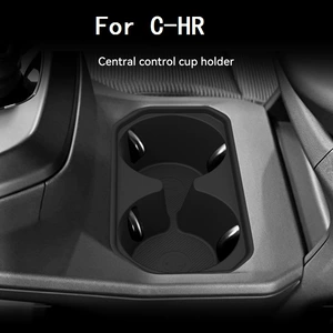 Toyota C-HR üçün mərkəzi konsol fincan tutacağı örtüyü, sürüşməz mat, avtomobil aksesuarı