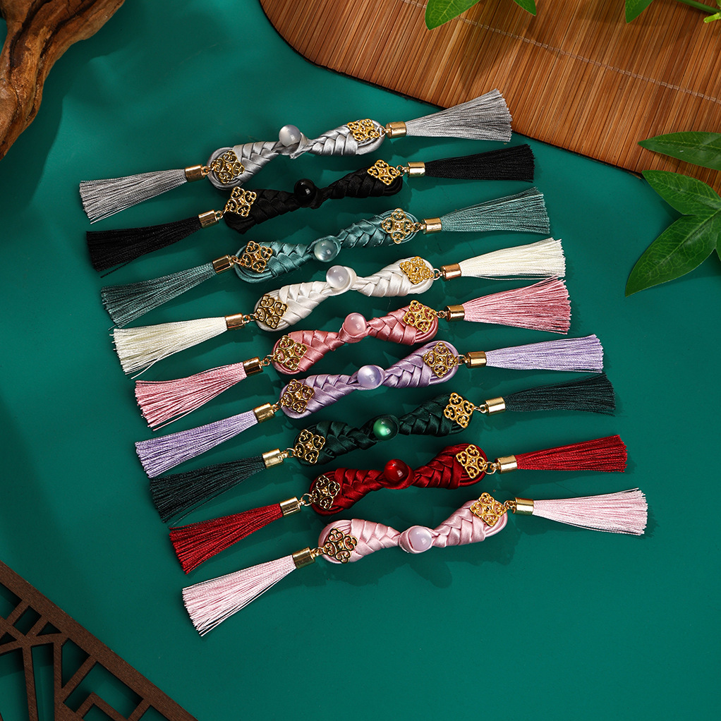 新款国风琵琶金属盘扣花艺礼品diy装饰旗袍扣花艺包装材料