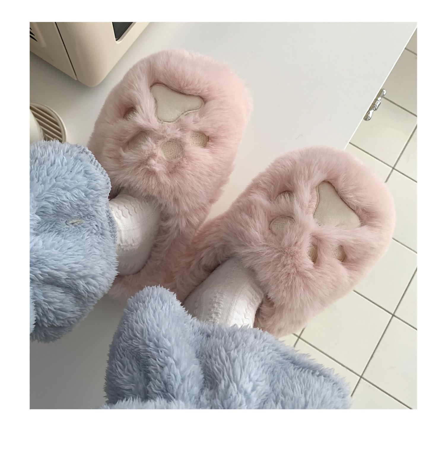 Women's Fashion Cat's Paw Round Toe Cotton Slippers display picture 12