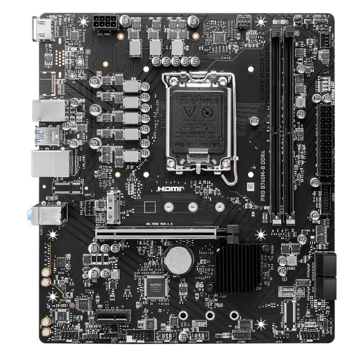 Suitable for MSI PRO B760M-B DDR4 gaming computer motherboard supports CPU