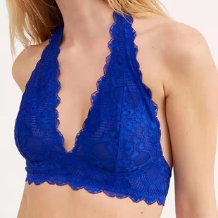 Yaguo sexy underwear bra lace with chest pad sports neck sexy vest