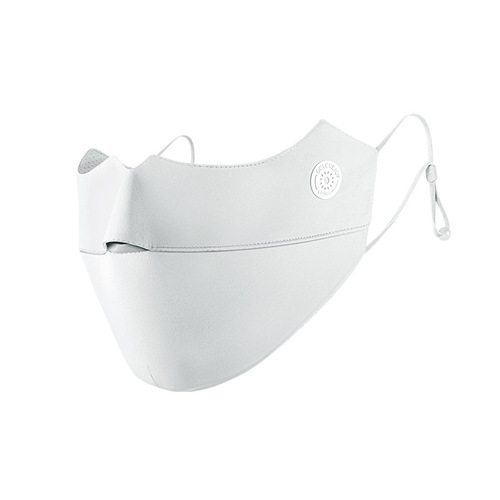 Summer ice silk women's outdoor cycling sunshade adjustable ear-hanging anti-UV gradient blush sunscreen mask