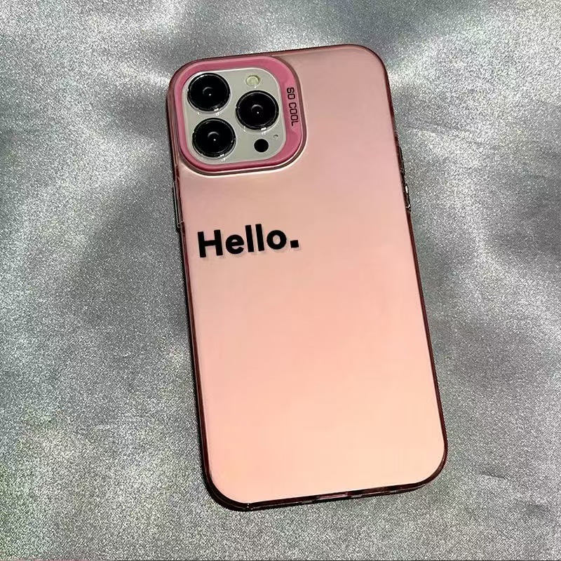 Nuevo inglés europeo y americano para iPhone 16 funda para teléfono móvil Apple 15promax/14 anti-caída 13pro12 personalidad
