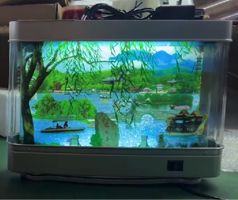 Lámpara de peces ornamentales de simulación amazónica decoración de la noche del hogar lámpara de mesa pequeña lámpara de peces ornamentales lámpara ornamental LED lámpara de peces pequeños