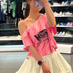女性ストライプスラッシュネックオフショルダースポーツ半袖ジャージ Tシャツサッカーシャツ KD2277 KD2278