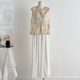 Good Quality Chinese Style Vest, Young Style, Spring and Summer Outer Wear for Women, Light National Style Embroidery, Heavy Round Neck Vest
