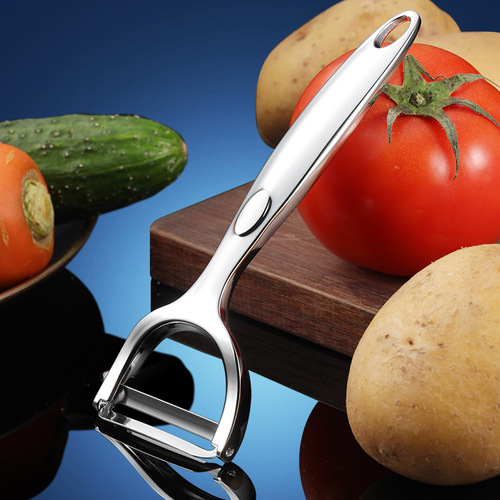 Acupressure peeling knife stainless steel peeler thickened zinc alloy peeling knife melon and fruit multi-purpose planing kitchen tools wholesale