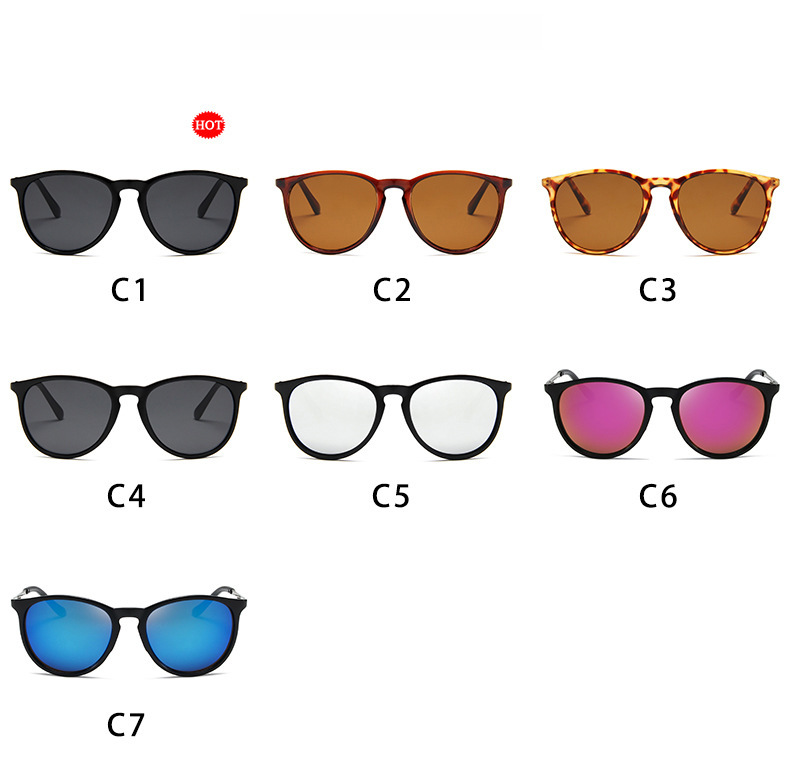 European and American Trend New Sunglasses Fashion Sunglasses Internet Popular Same Style Semi-metal Toad Glasses 4171_voghion.com
