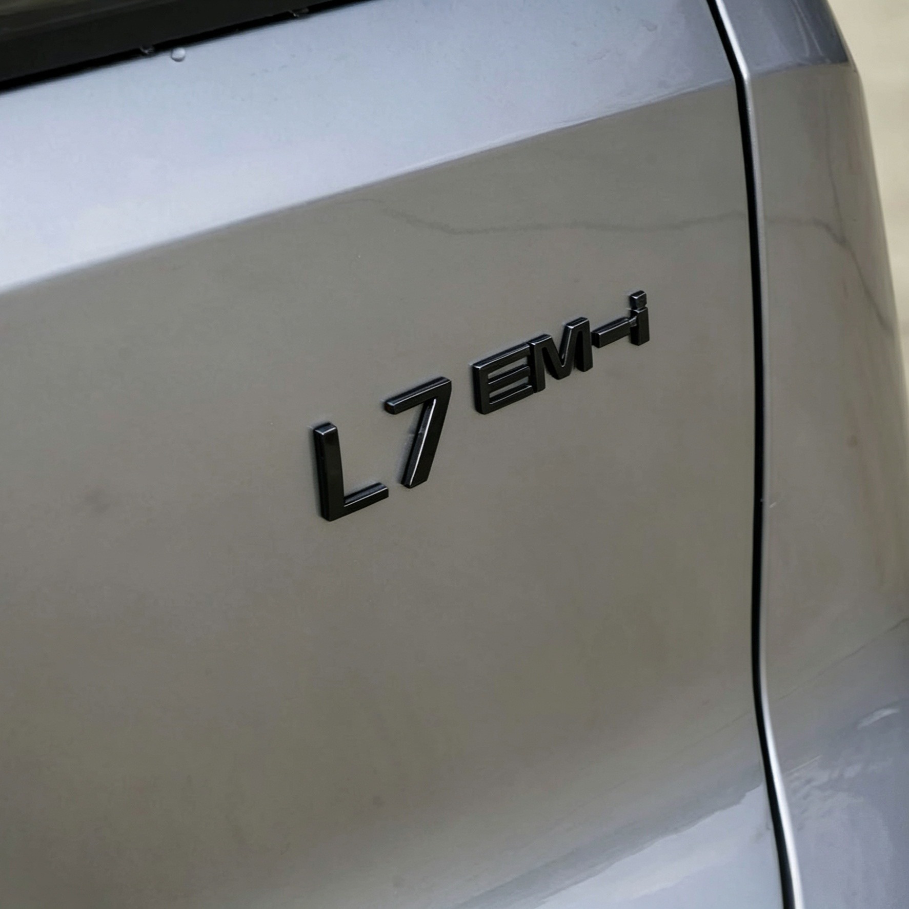 Suitable for Geely Galaxy L7/ Car rear emblem sticker personalized black modification Black Warrior non-destructive installation