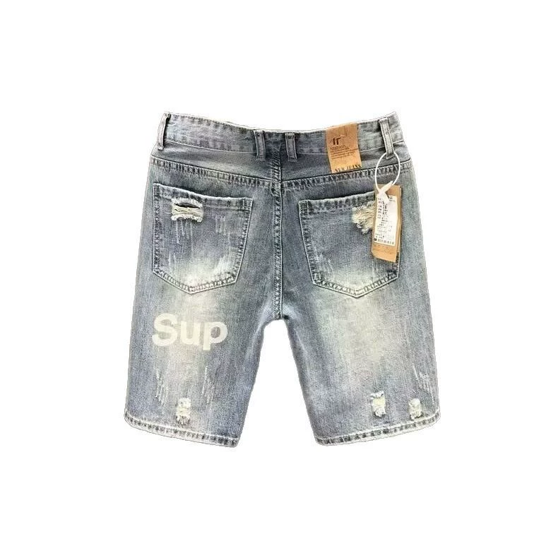 Летние брюки, джинсовая юбка, тонкие шорты, свободный прямой крой