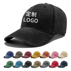 38色の純綿は古い水洗いの野球の帽子をします。
