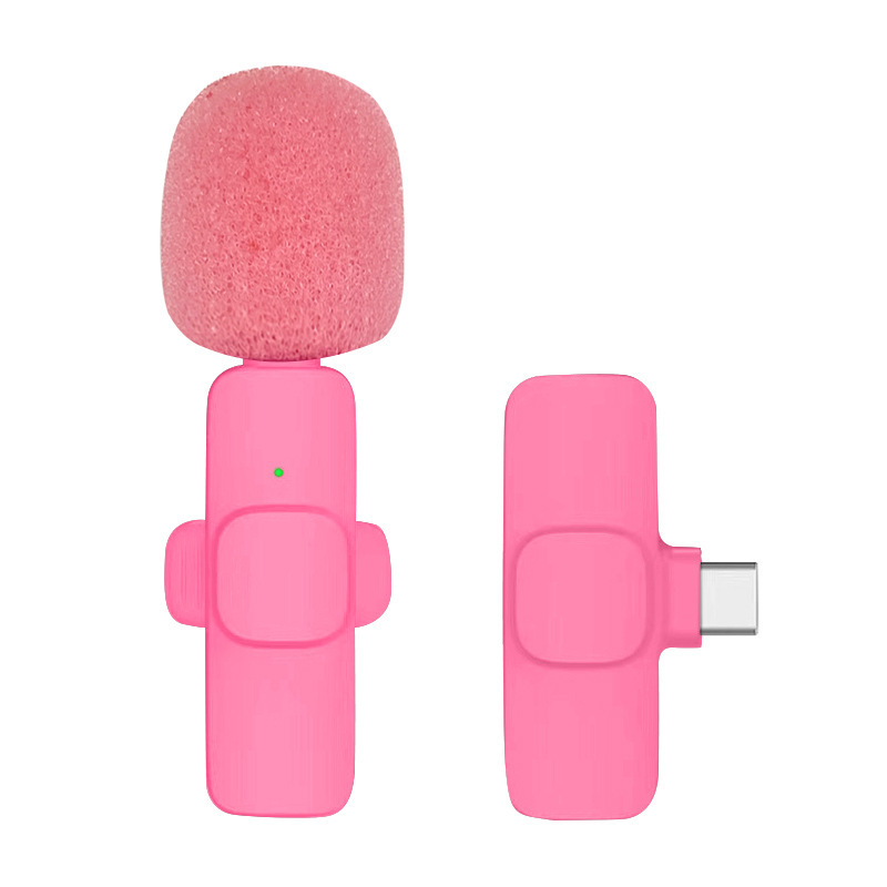 Punto transfronterizo K8K9 clip de collar inalámbrico micrófono reducción de ruido en vivo clip de collar micrófono grabación de video radio micrófono inalámbrico