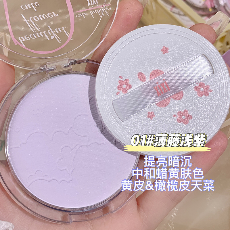 Xixi clear fog feeling, fixed coke powder, fixed makeup, concealer, lasting oil control, skin grinding, fog surface, brightening, student grooming powder