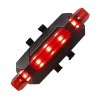 Предупреждающий боковой фонарь для скутера с зарядкой через USB, задний фонарь для велосипеда, уличный велосипедный светодиодный велосипедный фонарь высокой яркости