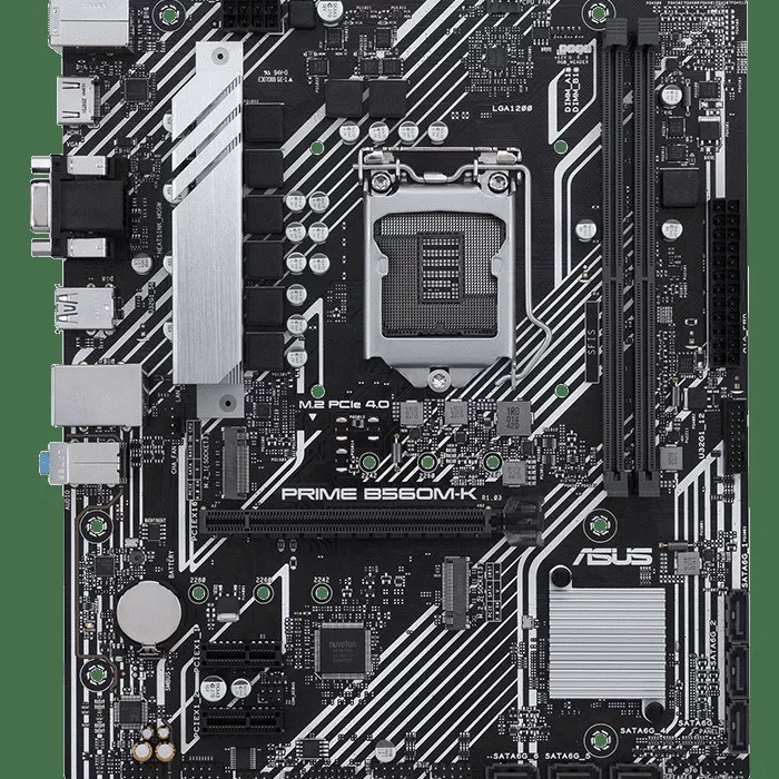 [Совместимо с ASUS PRIME B560M-K настольная материнская плата MATX в запасе]