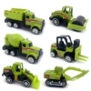 No. 65 Sliding Green Alloy Engineering Vehicle