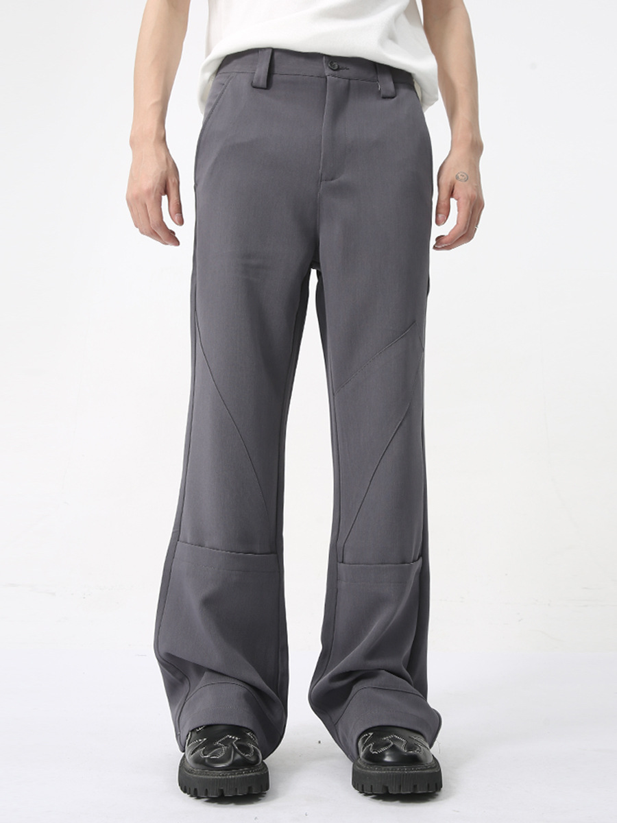 MTLCLOTHES Hombres| 2024 verano nuevo producto ligero de lujo simple sensación de caída ligera pantalones casuales de color sólido