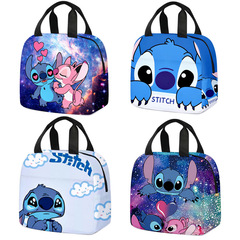 3dクロスボーダー新商品stitchスティッチランチバッグ学生児童アニメアルミ箔袋弁当袋手提げ弁当袋