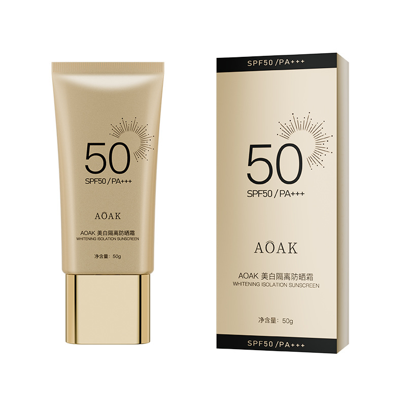 Brightening waterproof sun protection cream, SPF50, UF-protection, long-term effect 5