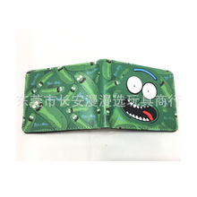 美国人气动画腌黄瓜周边钱包 R and M天才疯子科学家短款PU证件夹