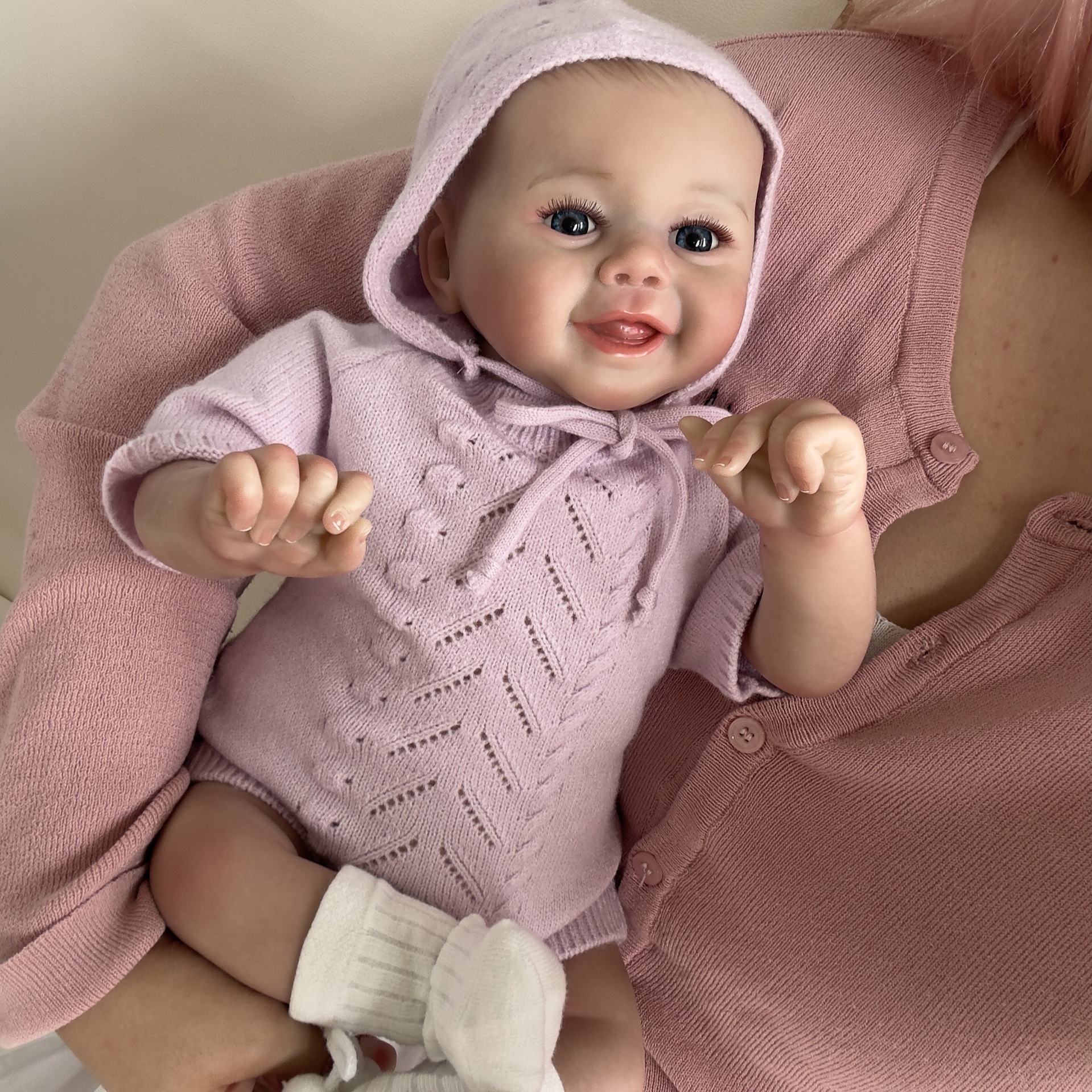 Muñeca de renacimiento de bebé de simulación de 48 cm