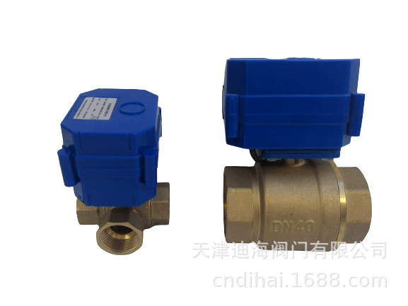 Электрический шаровой кран типа Dihai DH03 DC DC12-24V миниатюрный электрический переключатель шарового клапана крутящий момент 5 нм