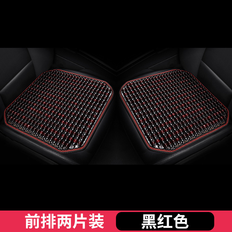 通気性のある木製ビーズシートクッションマット、オールシーズンユニバーサルカーシートクッション、夏用クールマット、一体型大型トラック、夏用換気|undefined