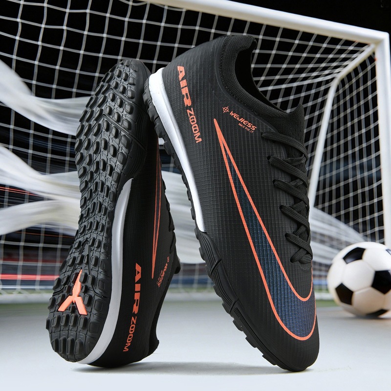 Tenis de Fútbol de Corte Bajo para Césped Sintético de TPU y Malla Ligeros