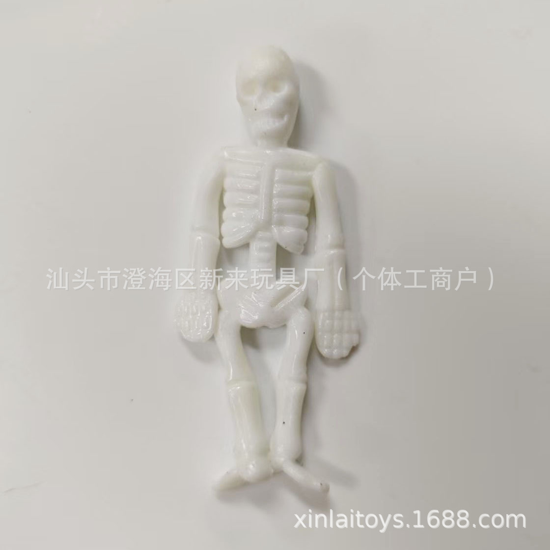 흰색 해골 국경 장난감