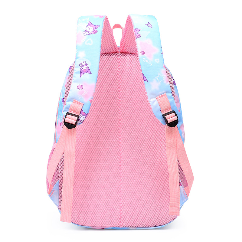 Cartoon transfronterizo mayorista de tres piezas paquetes de bolsas escolares de estudiantes de secundaria primaria y secundaria mochila con billetera