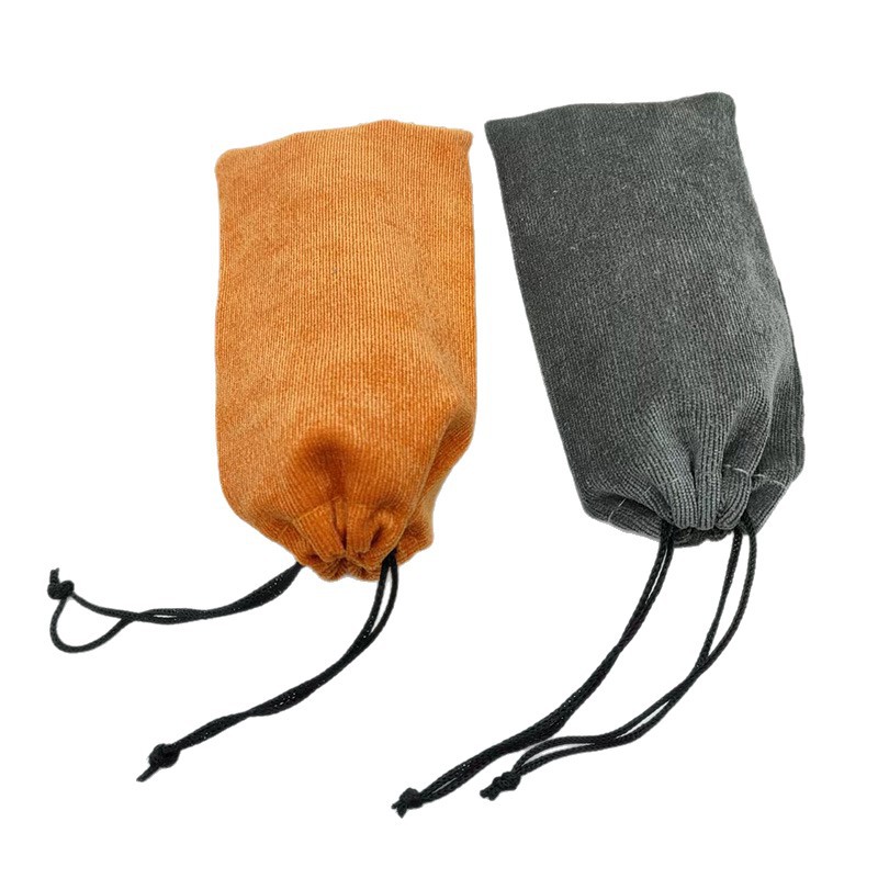 Caja de gafas de sol bolsa de almacenamiento bolsa de terciopelo portátil en stock bolsa de Ojos de pelo rápido