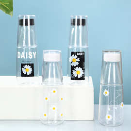 创意生活单层壁咚汽水瓶塑料便携摔不破汽水杯 密封户外随身水杯