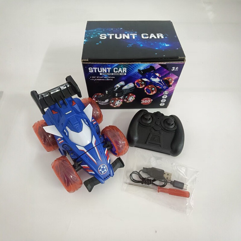 Super Cool Kidsren's Remote Control Toy Car with 360-Degree Stunt Rolling and Rotating, Drop-Resistant Kidsren's Toy Remote Control Car
