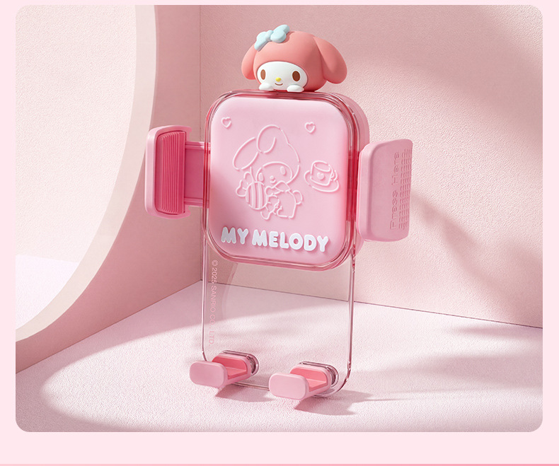 Sanrio Car Phone Holder, New 2026 Model for Girls, Navigation-Specific Support Stand