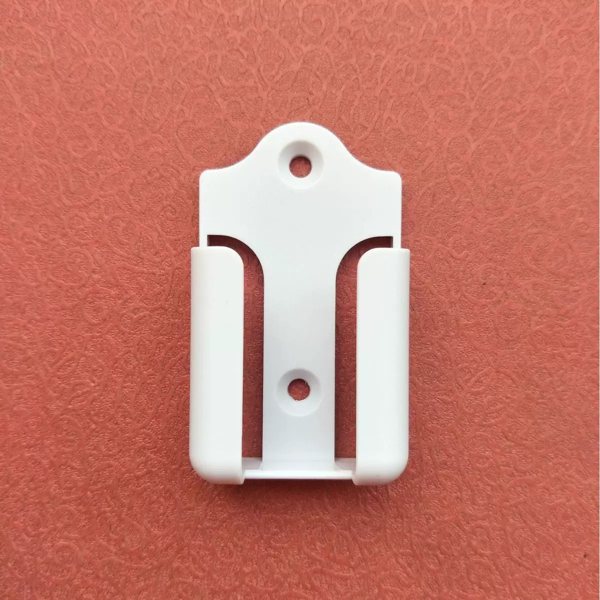 厂家现货遥控器超薄收纳盒挂座智能家居配套壁座塑胶制品白色外壳