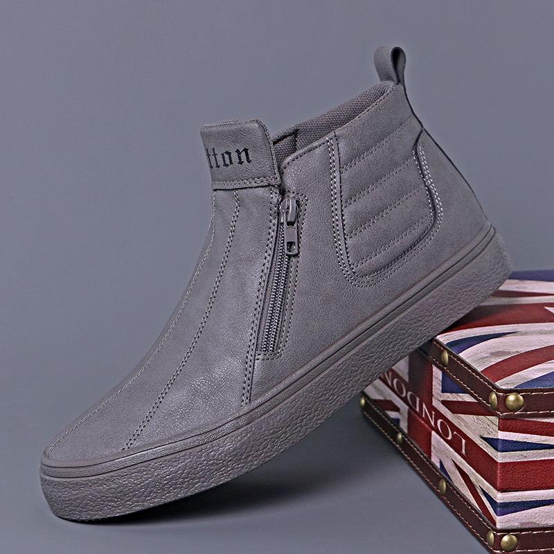 Comfortable Men's Casual Shoes With Low Collar And Soft Soles_voghion.com