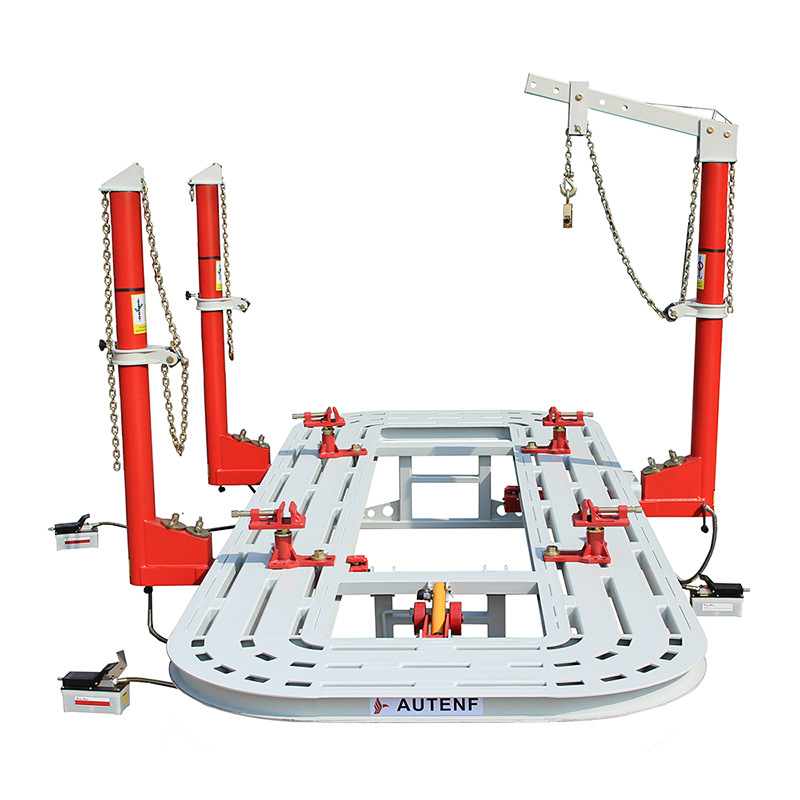 Tubo rectangular cuerpo del coche corrector de haz de chapa depresión reparación cirugía plataforma ventas directas de la fábrica