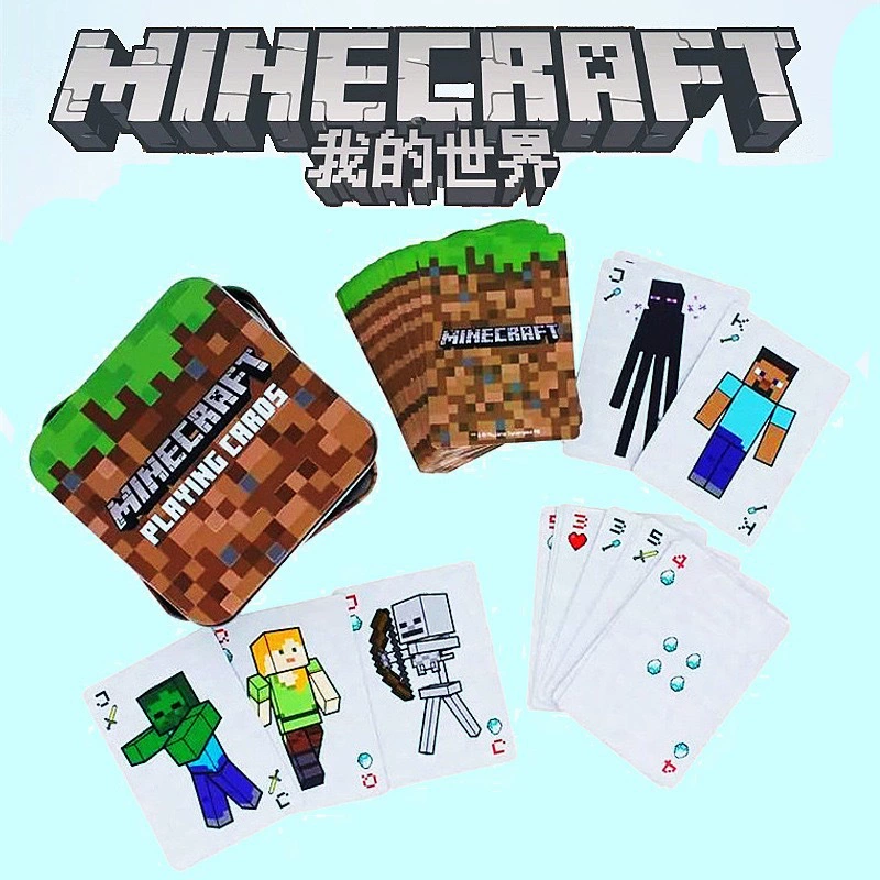 Minecraft игровой периферийный набор игральных карт Minecraft детские подарки на вечеринку карты креативные подарки