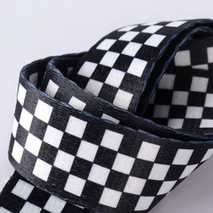 Ukulele strap cross-body shoulder strap ethnic style small guitar cotton fabric heat transfer strap UK hook small strap