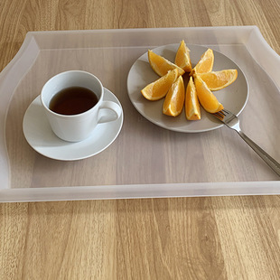 Tray Plastic Modern Simple Nordic Style Restaurant Home Rectangular Bakery Tea Cup Tray