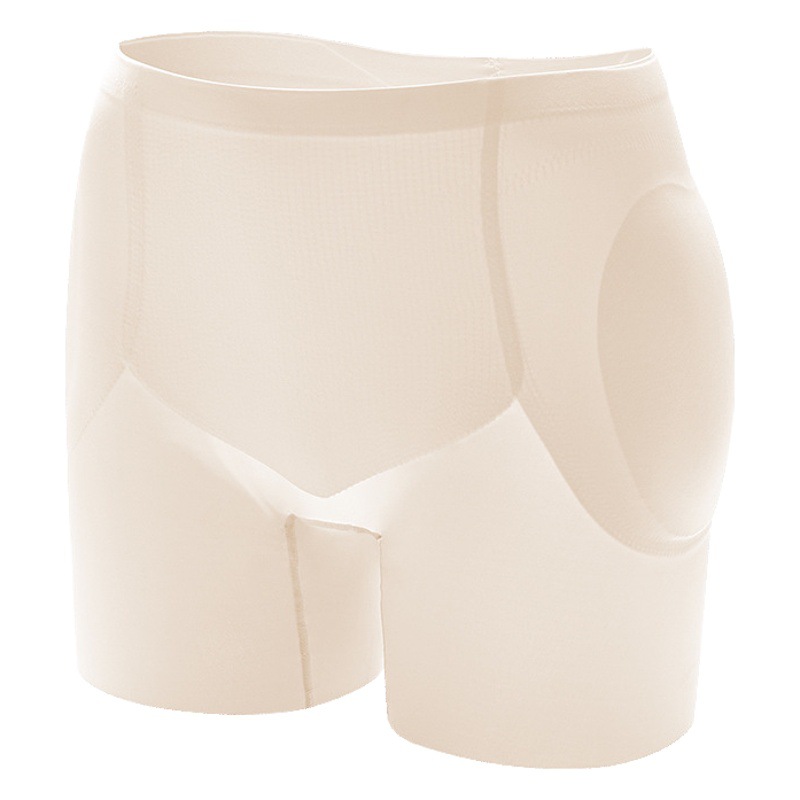 Fengfeng pantalones de cadera de las mujeres de levantamiento de cadera falso cojín ancho falso trasero adelgazamiento ancho cintura alta vientre contracción ropa interior desmontable boxeador pantalones de seguridad