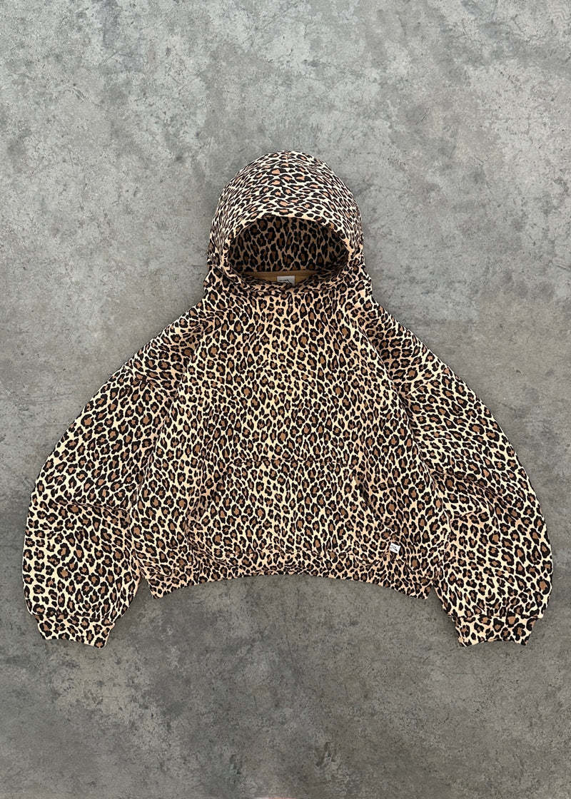 350g Weight Long Sleeve Sleeve Length Pullovers, Zipper Placket Type Polyester Fabric Type Regular Top Length Hoodie Tops Type Daily Occasion Hooded Neckline Loose Fit Type Leopard Pattern Spring, Autumn Season Women's Gender Printing Design Streetwear Style Hoodies & Sweatshirts Long Sleeve Printing Streetwear Leopard 3