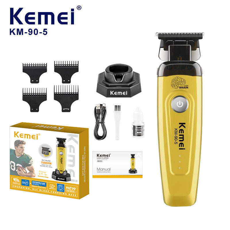 Kemei cortador de pelo eléctrico de empuje eléctrico especial para salón de peluquería mini corte de pelo de cabeza de aceite KM - 90 - 5 image 1