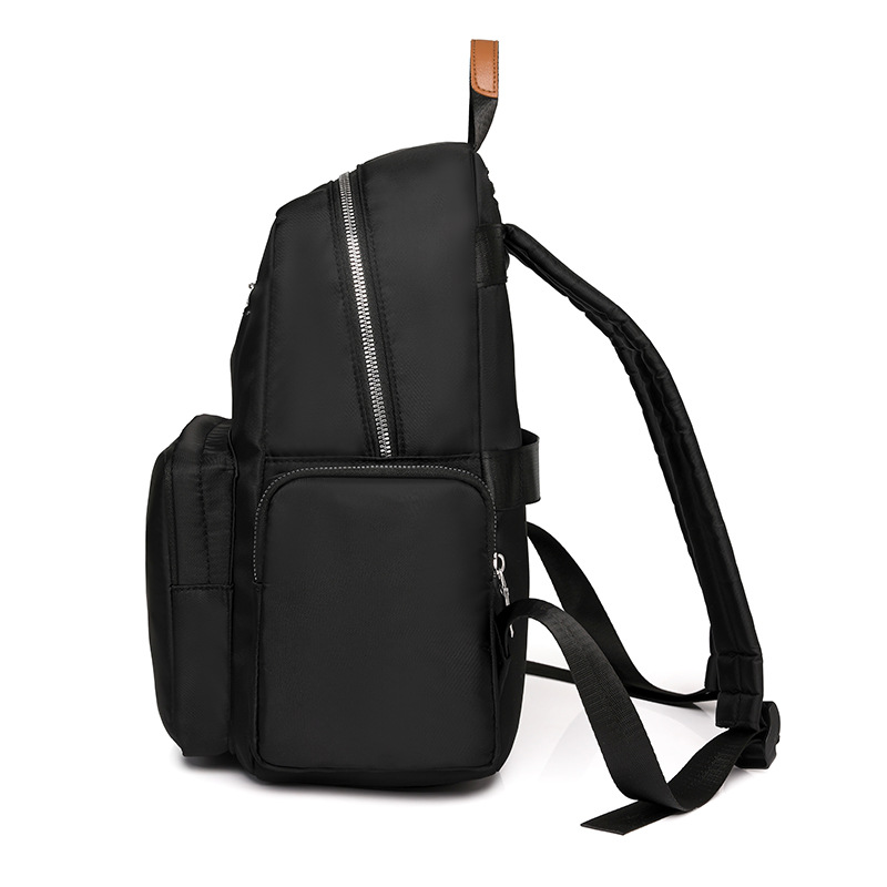 2024 nueva mochila de nailon para mujer, simple y versátil, portátil, mochila de viaje de gran capacidad, mochila escolar para estudiantes