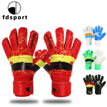 飞盾跨境热卖防滑耐磨透气比赛专业训练守门员手套带护指中小学生