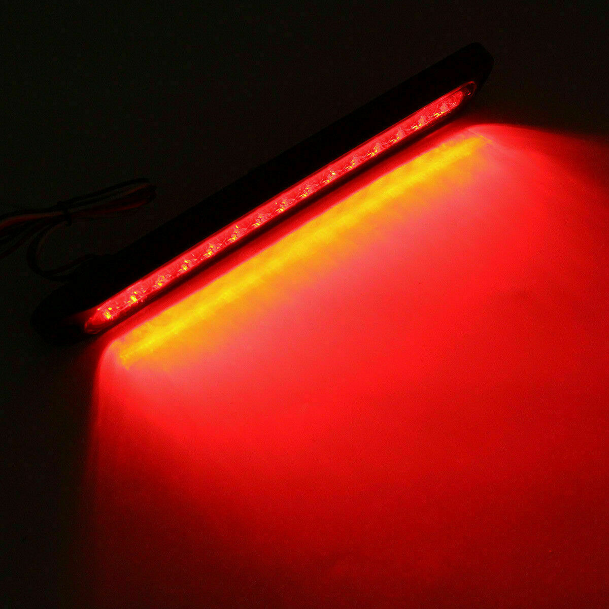 15LED luz de freno alta luz trasera sellado remolque estacionamiento trasera luz de dirección de freno 25CM luz roja image 4
