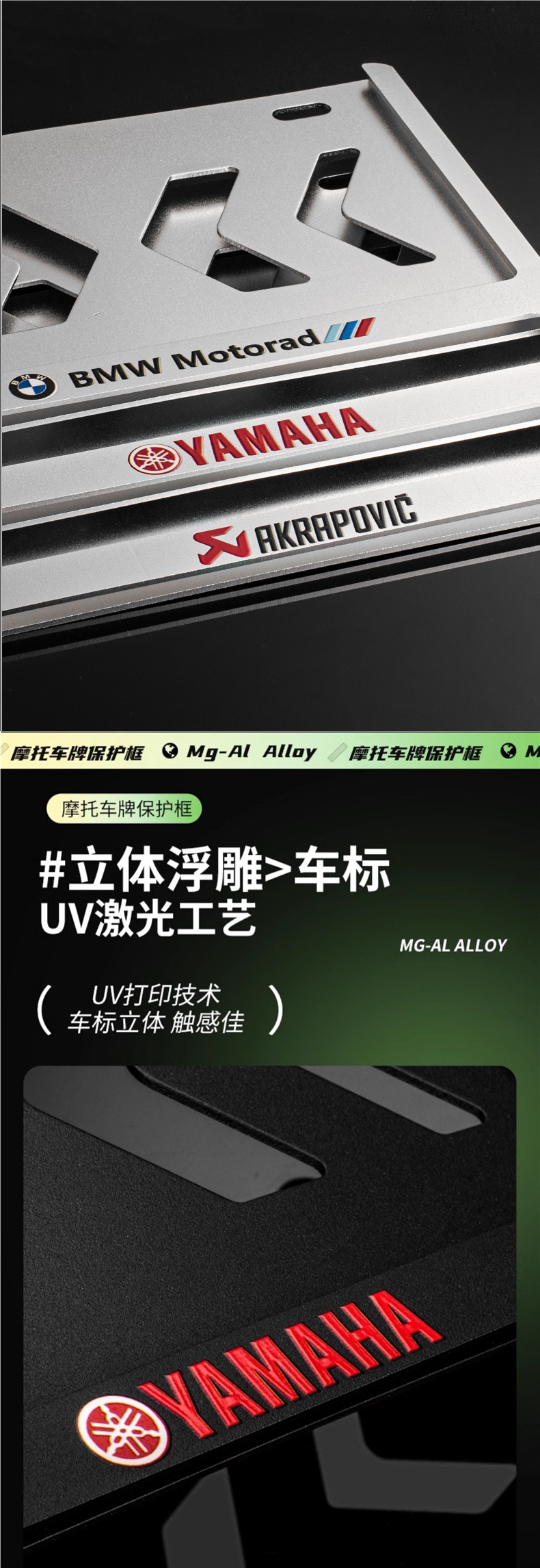 Motorcycle Rear License Plate Frame License Plate Frame Motorcycle Cover Pedal Frame Yamaha Kawasaki Suitable for