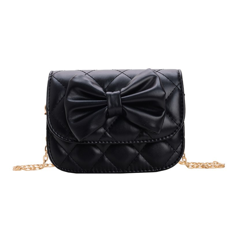 Moda coreana Lingerie niñas bolso de hombro dulce arco mini bolso de bebé nuevo bolso de cadenas para niños